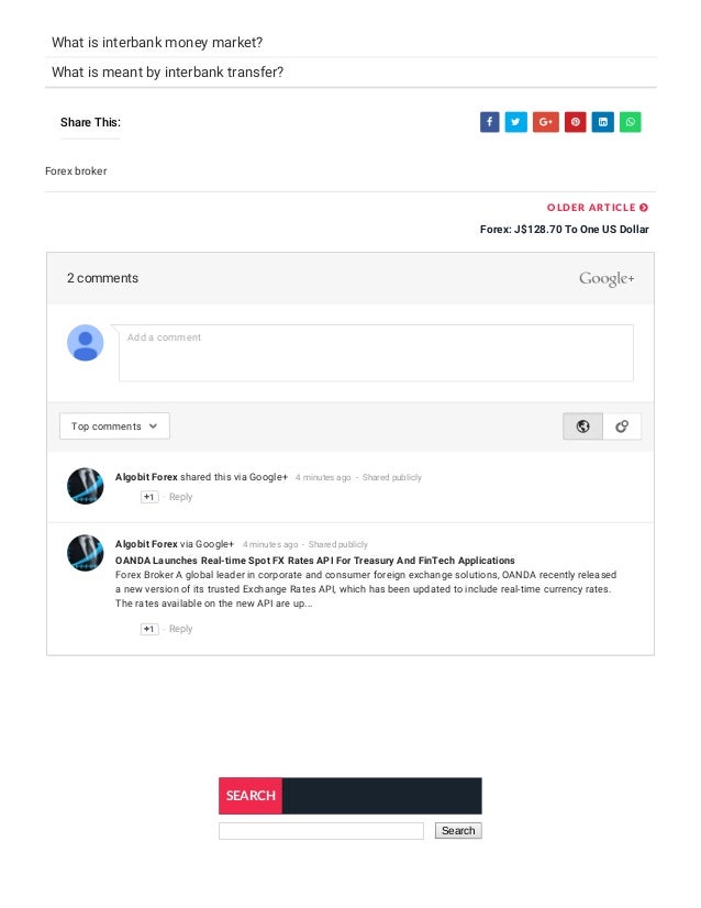 Www Algobitforex Eu 2018 03 Oanda Launches Real Time Spot Fx Rates Ap - 